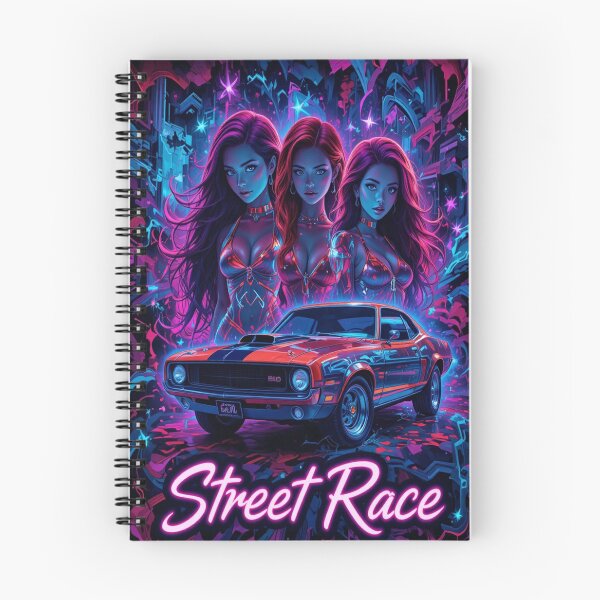 Item preview, Street Race in Neon Lights designed and sold by Hot4Shirt.