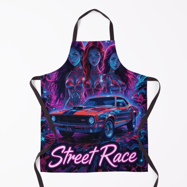 Item preview, Street Race in Neon Lights designed and sold by Hot4Shirt.
