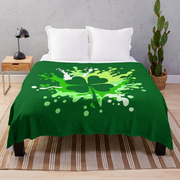 Item preview, Lucky Clover Paint Splash | St. Patrick’s Day Green Shamrock Design designed and sold by Jesta Graphics.