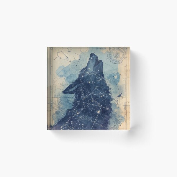 Item preview, Wolf Constellation C designed and sold by AbstractAnom.
