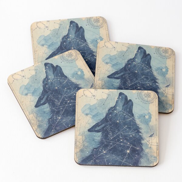 Item preview, Wolf Constellation C designed and sold by AbstractAnom.