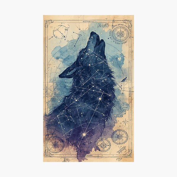 Item preview, Wolf Constellation C designed and sold by AbstractAnom.