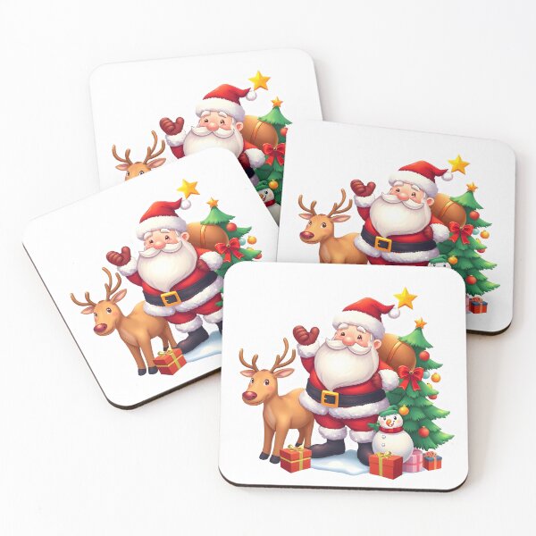 Item preview, Jolly Santa Claus Festive Sticker   designed and sold by Teewave-Ashish.