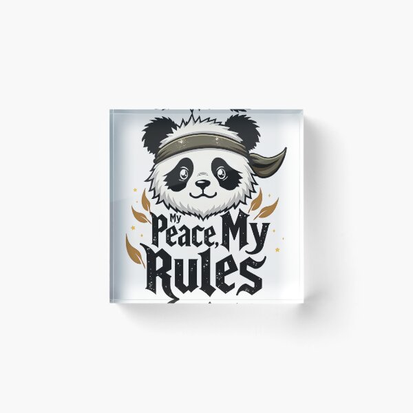 Item preview, Zen Morning Panda – Peaceful Meditation Aesthetic Art designed and sold by FeelFreeStore.