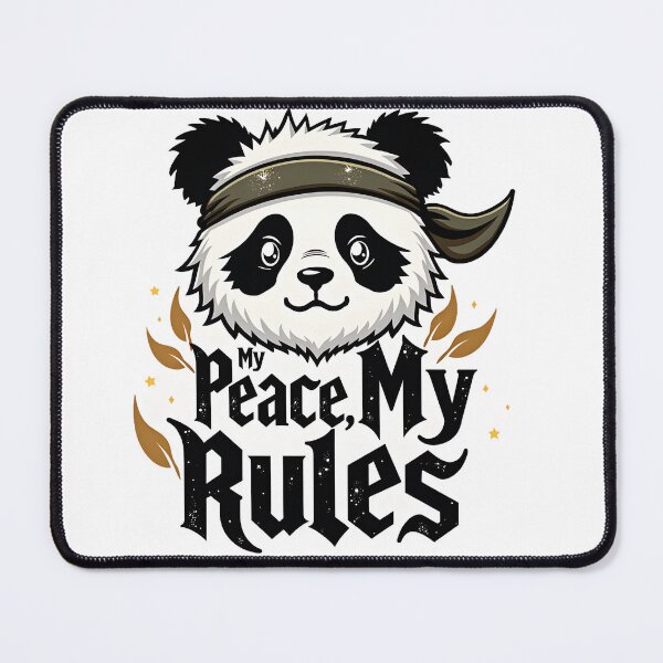 Item preview, Zen Morning Panda – Peaceful Meditation Aesthetic Art designed and sold by FeelFreeStore.