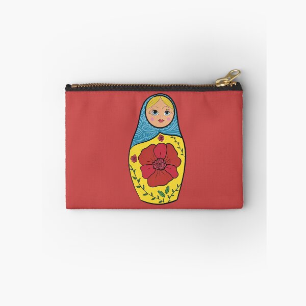 Item preview, Cute Matryoshka Doll Sticker – Colorful Russian Nesting Doll Folk Art Vinyl Decal designed and sold by AlyonaCo.