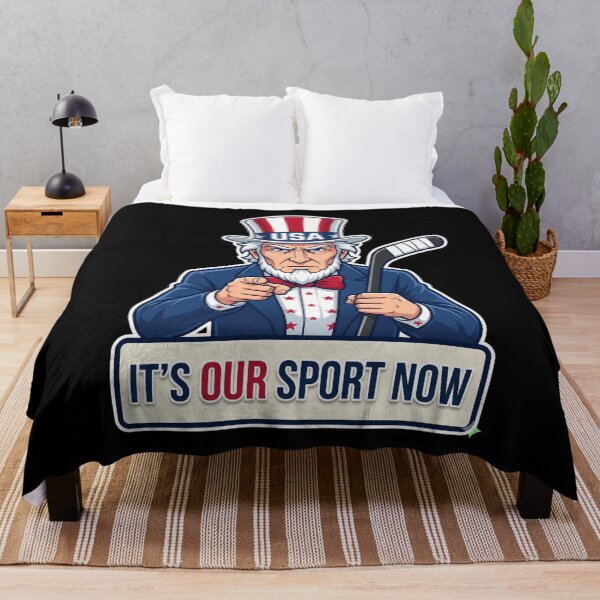 Item preview, It's Our Sport Now USA Hockey American Patriot Fan designed and sold by SofenArt.