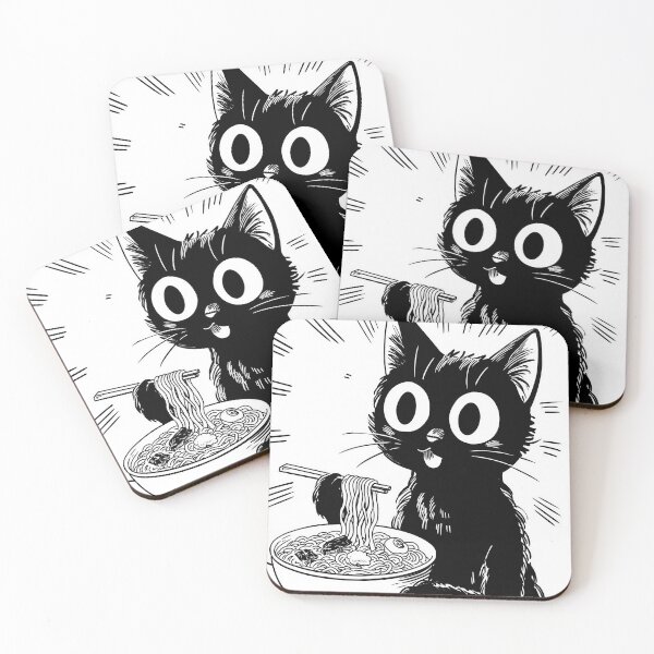 Item preview, Vintage Cat Cafe Print designed and sold by Retro Type.