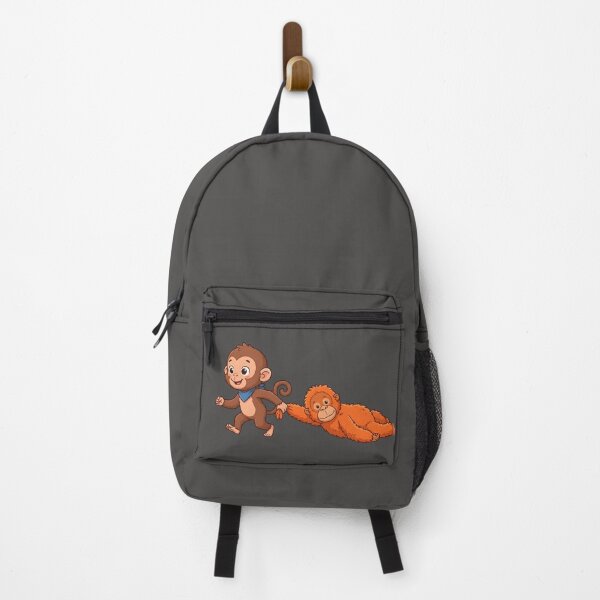 Item preview, Punch Monkey Dragging His Toy - Iconic Baby Monkey Design designed and sold by WowDezign.