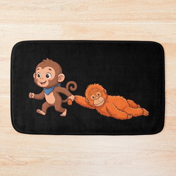 Item preview, Punch Monkey Dragging His Toy - Iconic Baby Monkey Design designed and sold by WowDezign.