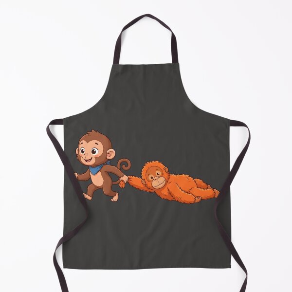 Item preview, Punch Monkey Dragging His Toy - Iconic Baby Monkey Design designed and sold by WowDezign.