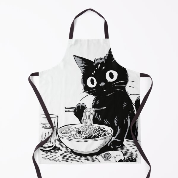 Item preview, The Noodle Loving Kitty designed and sold by Retro Type.