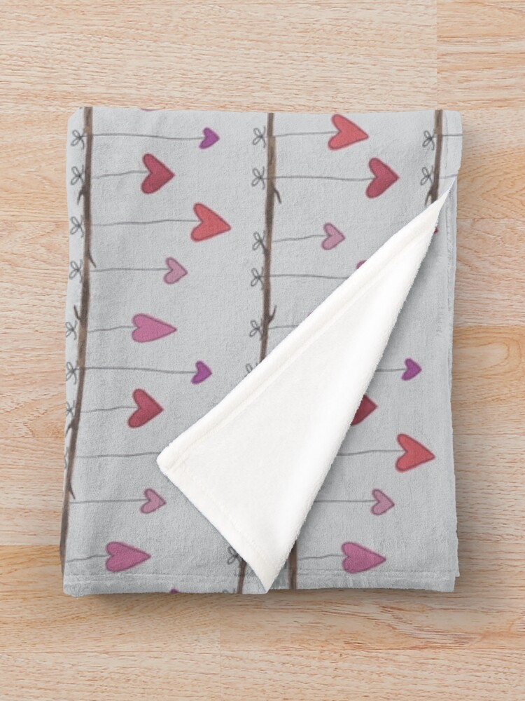 Thumbnail 3 of 6, Throw Blanket, HeartString designed and sold by DesignsbyDay5.