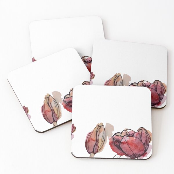 Item preview, watercolor spring tulips designed and sold by jackief244.