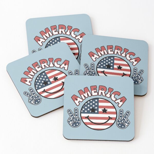 Item preview, Smiley Face America Independence Day Flag designed and sold by NosandEdgy.