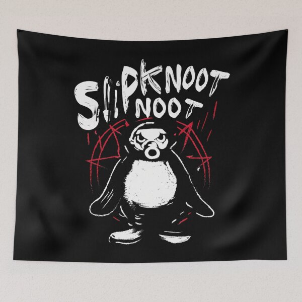 Item preview, Slipknoot Noot Penguin Death Metal Goth Hard Rock designed and sold by ALT-SAN.