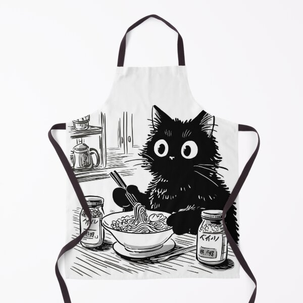 Item preview, Feline Foodie Poster designed and sold by Retro Type.