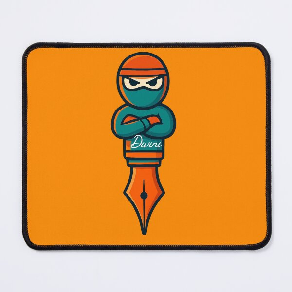 Item preview, Ninja and Stylized Pen designed and sold by Divini_.