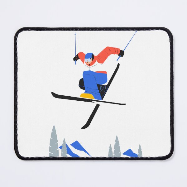 Item preview, Skier Blue Sky designed and sold by kofunvoss1.