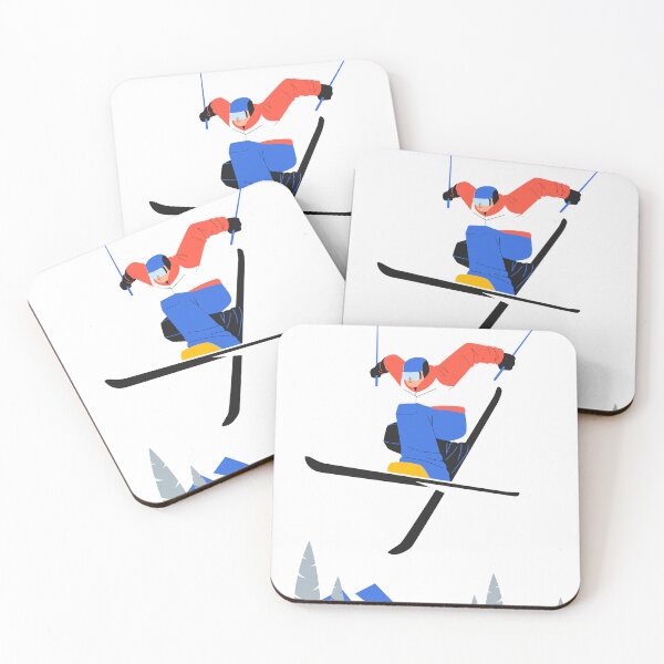 Item preview, Skier Blue Sky designed and sold by kofunvoss1.