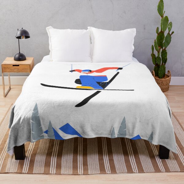Item preview, Skier Blue Sky designed and sold by kofunvoss1.