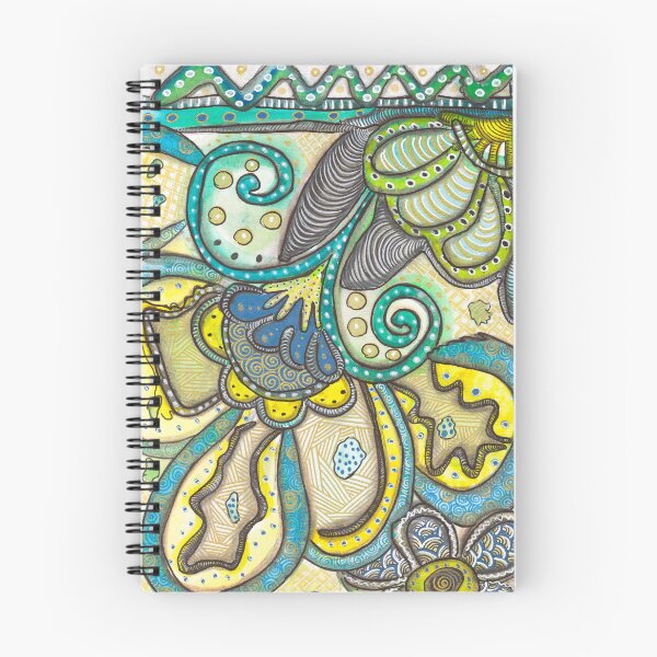 Item preview, Organic Abstract Flower Pattern designed and sold by ColorWander.