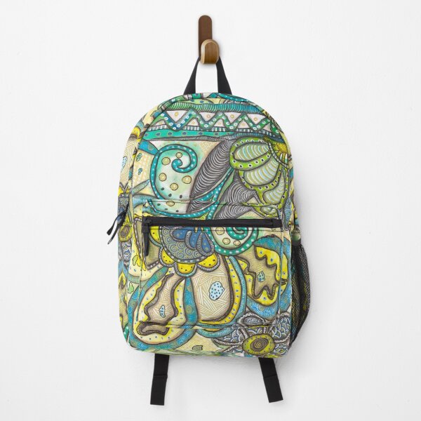 Item preview, Organic Abstract Flower Pattern designed and sold by ColorWander.