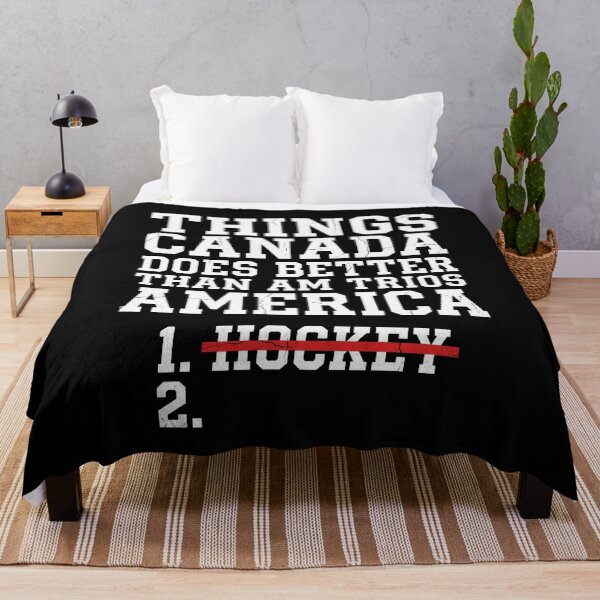 Item preview, Things Canada Does Better Than America 1. Hockey 2. Funny Canadian American Hockey Rivalry designed and sold by SofenArt.