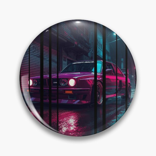 Item preview, BW 30 coupe with wide body kit, street racing vibe, high contrast neon colors 15 designed and sold by Neon G.