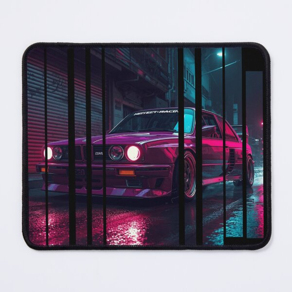 Item preview, BW 30 coupe with wide body kit, street racing vibe, high contrast neon colors 15 designed and sold by Neon G.