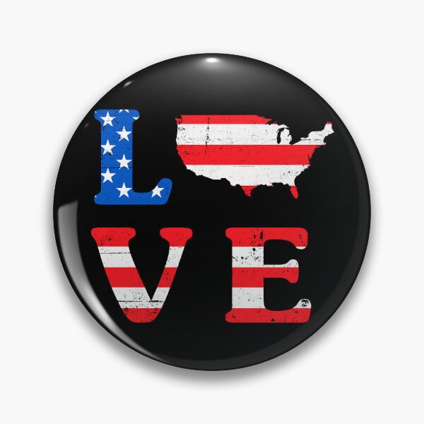 Item preview, LOVE USA Map American Flag Design-Vintage Patriotic US Map Love Typography - Distressed Americana designed and sold by Krasnovaovaova.