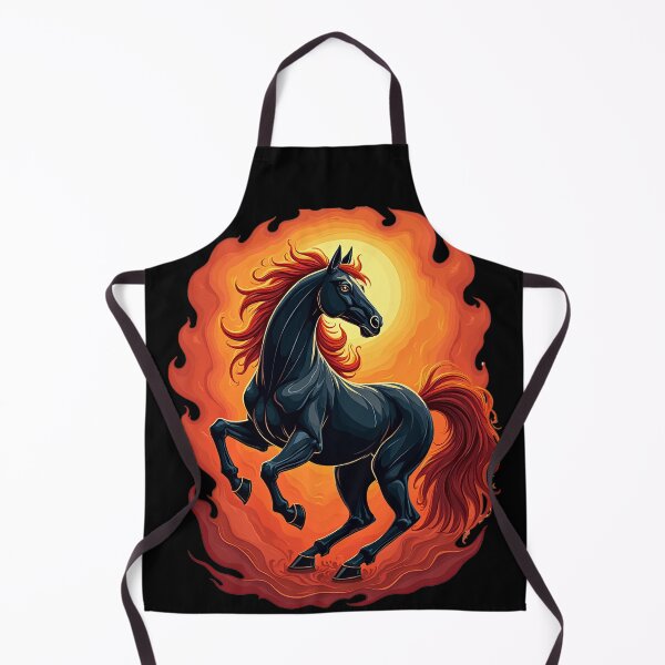 Item preview, Year of the Fire Horse - Black Horse designed and sold by Debbie Schulte.