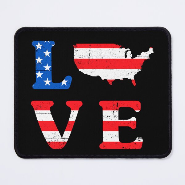 Item preview, LOVE USA Map American Flag Design-Vintage Patriotic US Map Love Typography - Distressed Americana designed and sold by Krasnovaovaova.