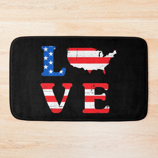 Item preview, LOVE USA Map American Flag Design-Vintage Patriotic US Map Love Typography - Distressed Americana designed and sold by Krasnovaovaova.