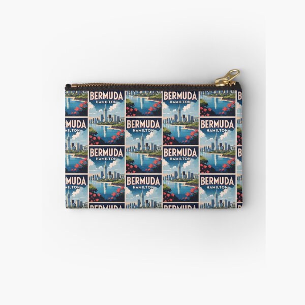 Item preview, Bermuda Hamilton Vintage Travel Tourism Art designed and sold by TravelersGems.