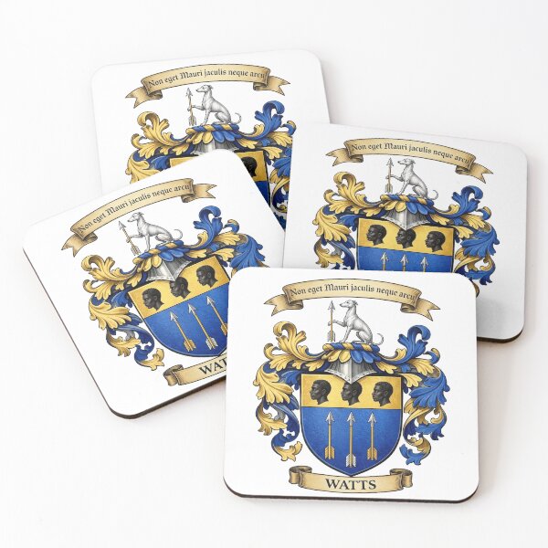 Item preview, The Watts Family Coat of Arms designed and sold by BagTown Clans.