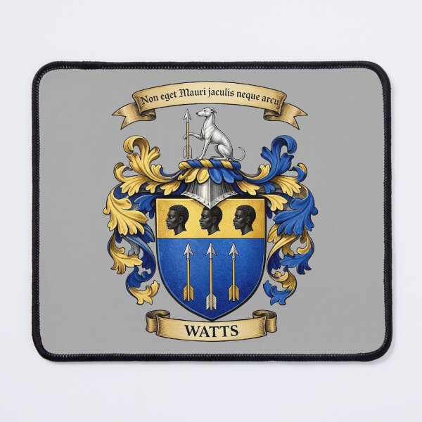 Item preview, The Watts Family Coat of Arms designed and sold by BagTown Clans.