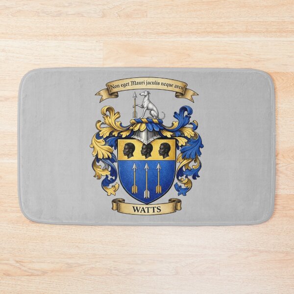 Item preview, The Watts Family Coat of Arms designed and sold by BagTown Clans.