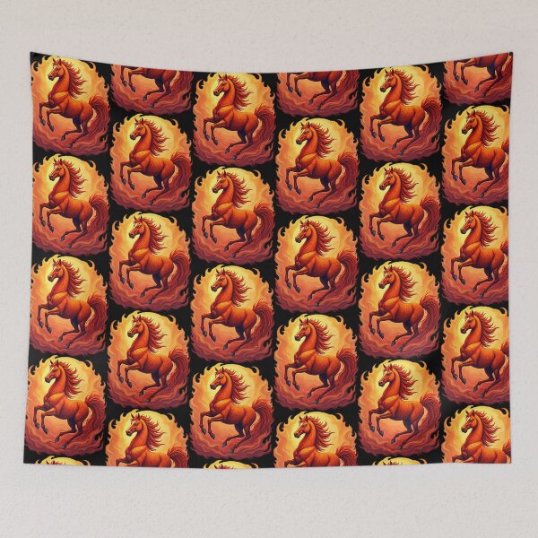 Item preview, Year of the Fire Horse - Red Horse designed and sold by Debbie Schulte.