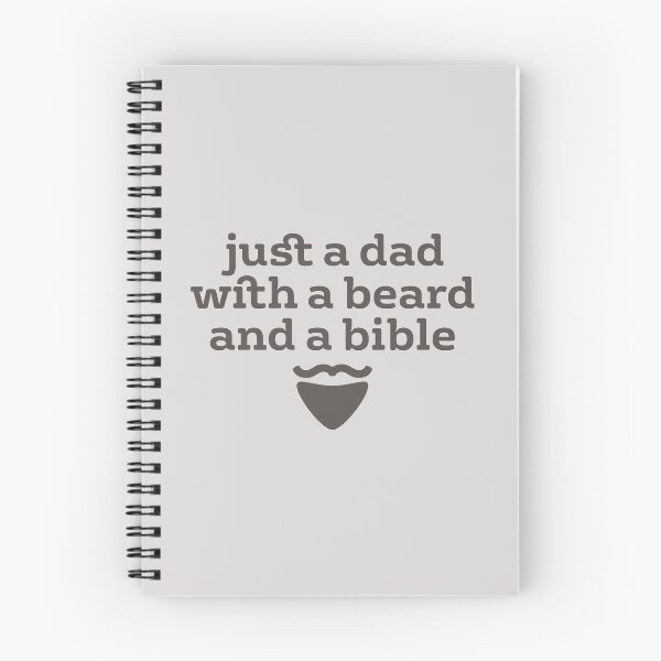 Item preview, Funny Christian Dad Gift, Just a Dad with a Beard and a Bible designed and sold by Angela Dow.