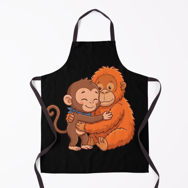 Item preview, Punch Hugging His Stuffed Orangutan - Heartwarming Design designed and sold by WowDezign.