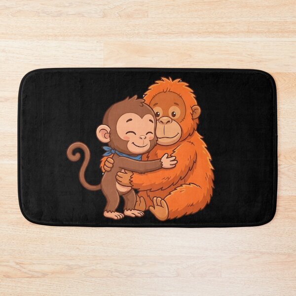 Item preview, Punch Hugging His Stuffed Orangutan - Heartwarming Design designed and sold by WowDezign.