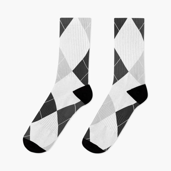 Item preview, Gray And White Argyle Pattern  designed and sold by HomeFeeling.