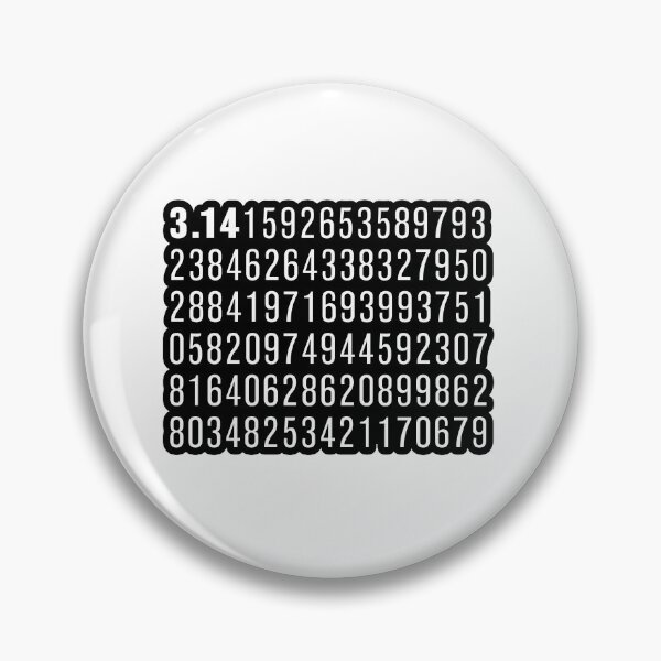 Item preview, First One Hundred Digits of Pi, Outline designed and sold by Memes N Lore .