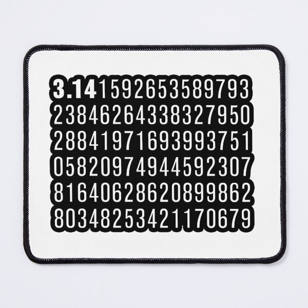 Item preview, First One Hundred Digits of Pi, Outline designed and sold by Memes N Lore .