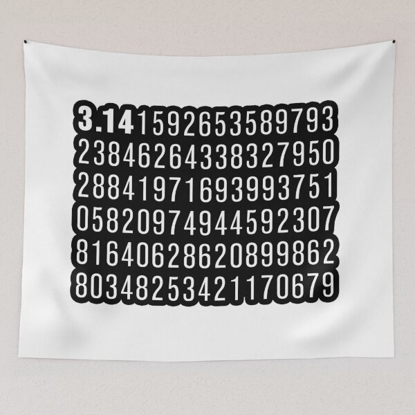 Item preview, First One Hundred Digits of Pi, Outline designed and sold by Memes N Lore .
