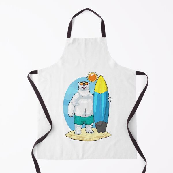 Item preview, Polar bear Beach Surfboard Summer designed and sold by Snabdesign84.