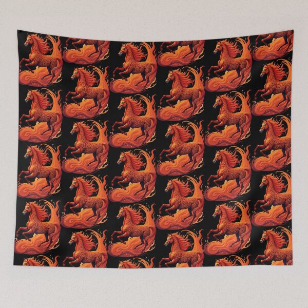Item preview, Year of the Fire Horse - Red Horse designed and sold by Debbie Schulte.