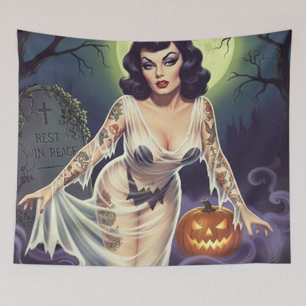 Artikelvorschau, Vintage Halloween Mädchen entworfen und verkauft von PulpVintage.