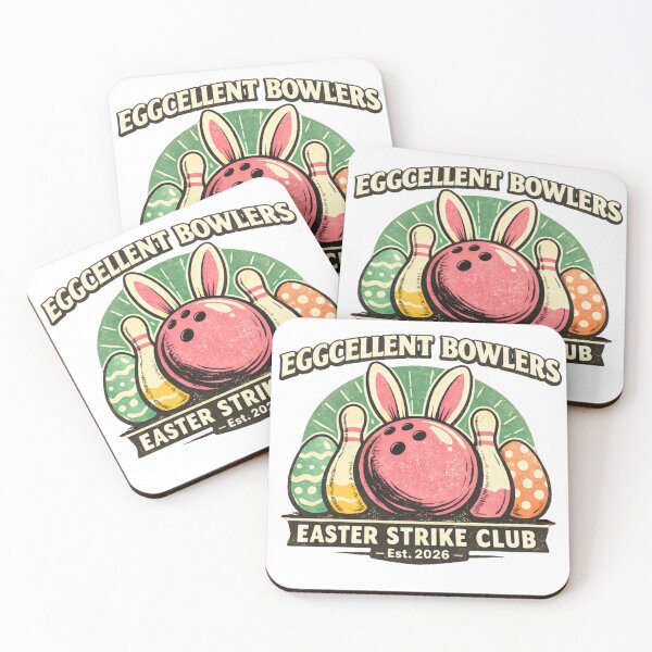 Item preview, Easter Strike Club Bowling Design designed and sold by JustViralShirts.